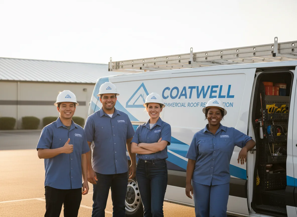 Commercial roof coating company in Gore, OK