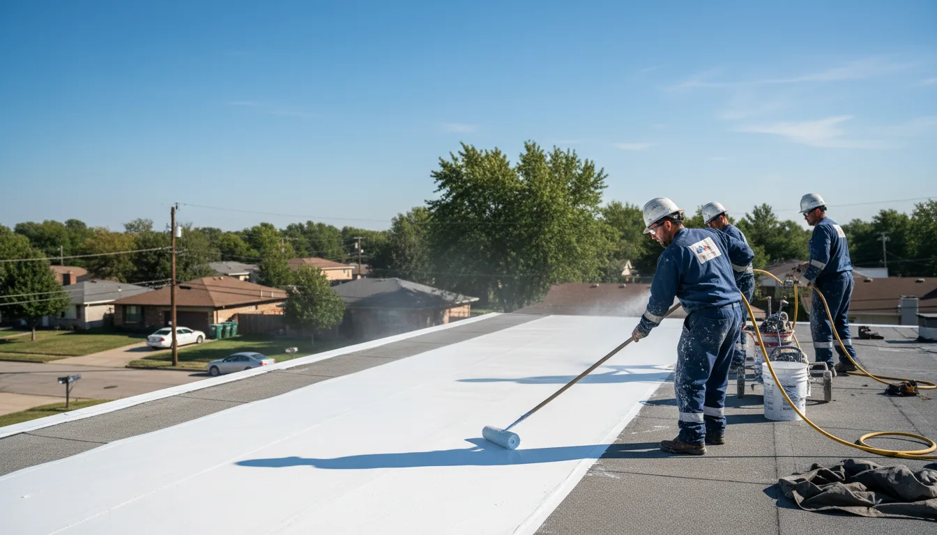 Commercial roof coating in Gore, OK near me